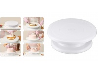 Patera obrotowa do dekorowania tortów i ciast 27,5x6,5 cm