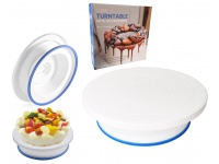 Patera obrotowa do dekorowania tortów i ciast podgumowana w kartoniku 28x7 cm