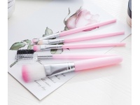 Pędzle do makijażu kpl 5 szt 11 cm RÓŻOWE