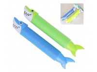 Piankowa pompka wodna 35x6 cm rekin MIX KOLOR