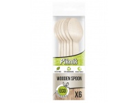 PIKNIK D Łyżki drewniane 6 szt