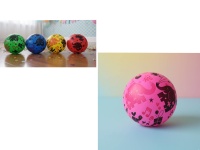 Piłka dmuchana gumowa 16 cm wzór SŁOŃ - 1 szt