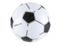 Piłka plażowa do nadmuchania 38 cm CZARNO-BIAŁA 