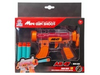 Pistolet na spłonki, strzałki w kartonie 22x21x4,5 cm AK-47