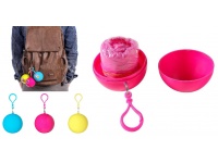 Płaszcz przeciwdeszczowy, deszczówka w plastikowej kuli MIX KOLOR