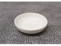 Podstawek, talerzyk ceramiczny 9x2,3 cm BIAŁY