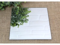 Podstawka kwadratowa LUSTRO 15 cm - 1 szt