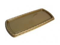 Podstawka, podkładka pod 3 znicze 43x20 cm ZŁOTA