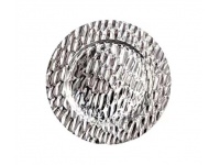 Podtalerz, patera dekoracyjna SRBRNA 33 cm