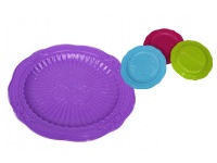 Podtalerz ,patera plastikowa 24x2 cm MIX KOLOR