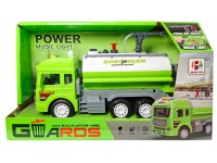 Pojazd CIĘŻARÓWKA sikający wodą (światło, dźwięk) w kartonie 26x15x9 cm