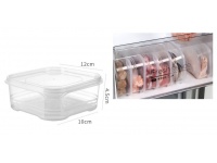 Pojemnik, pudełko z pokrywką do przechowywania kwadratowe 12x10x4,5 cm