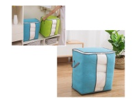 Pokrowiec do przechowywania  pościeli, ubrań błękitny 54x40x34 cm