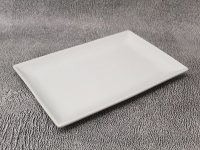 Półmisek ceramiczny PROSTOKĄTNY 27,5x18x2,5 cm BIAŁY