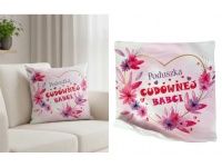 Poszewka na poduszkę PODUSZKA CUDOWNEJ BABCI 40x40 cm