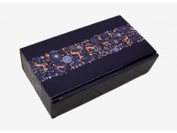 Pudełko prezentowe 360x200x100 mm GRANATOWE JELENIE