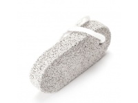 Pumeks biały ze sznureczkiem 9,2x4,3x1 cm - 1 szt