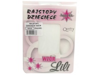 Rajstopy dziecięce Lili żakard, cienkie roz. 116 (białe mix wzorów) - 1 szt
