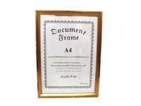 Ramka na zdjęcie MIEDZIANA, na dyplom WISZĄCA A4 29,7x21 cm