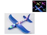 Samolot styropianowy LED cały świecący MIX KOLOR 48x48 cm - 1 szt