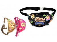 Saszetka, nerka biodrowa dla dzieci KAPIBARA 25x14 cm mix kolor