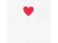 Serce piankowe pik 27 cm SERCE 6,5x7 cm - 1 szt