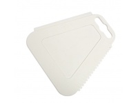 Skrobaczka do szyb samochodowych plastik mini 11x10 cm BIAŁA - 1 szt