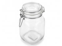 Słoik pojemnik szklany 1,5 l hermetyczny 19,5x11 cm