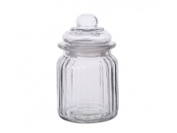Słoik, słoiczek szklany z pokrywką 13x8 cm