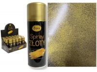 Spray z drobinkami złota 85g ZŁOTY
