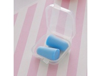 Stopery do uszu NIEBIESKIE w pudełeczku 4x4 cm - 1 para