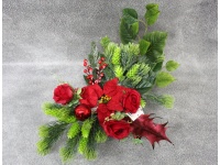 Stroik zalewany misa BOŻONARODZENIOWY Gwiazda Betlejemska z bombką (ok. 60x45x35 cm) ok. 2,1 kg 