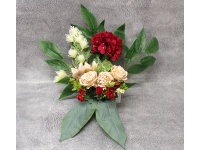 Stroik zalewany misa WIOSENNY różyczki, czosnek HORTENSJA CZERWONY (ok. 45x60x60 cm) ok. 1,9 kg 