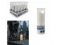 Świeca LED, wkład GC704 PP z nieruchomym płomieniem w bezbarwnej tubie No.694 - 1 szt