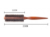 Szczotka do włosów z drewnianą rączką okrągła 23x4,8 cm