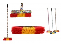 Szczotka do zamiatania + kij 127x31 cm MIX KOLOR