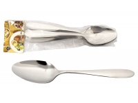 Sztućce gładkie stainless steel łyżki 20,5x4,5 cm kpl 6 szt (1szt=42g)