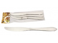 Sztućce gładkie stainless steel noże 22x1,5 cm kpl 3 szt (1szt=60g)