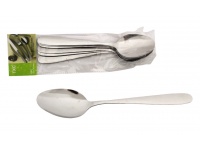 Sztućce gładkie TXC łyżki 20,5x4,5 cm kpl 6 szt (1szt=39g)