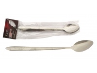 Sztućce łyżki tłoczone kwiaty łyżeczki do kawy deseru 18,5x3 cm kpl 6 szt (1szt=13g)