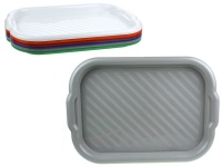 Taca barowa plastikowa duża prostokątna 53x37 cm mix kolor