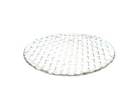 Talerz szklany KRATKA 25x3 cm - 1 szt