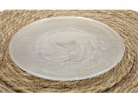 Talerz szklany KROPKI 25 cm
