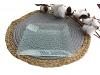 Talerz szklany KWADRAT 24,5x1,5 cm - 1 szt