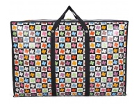 Torba gospodarcza, zakupowa tworzywo zapinana na zamek wzór KONICZYNA 80x53x23 cm