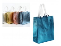 Torba gospodarcza, zakupowa tworzywo METALIZOWNA 32x28x12 cm
