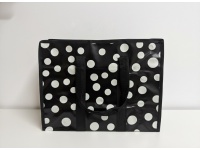 Torba gospodarcza, zakupowa tkanina wzór KROPKI 40x30x18 cm
