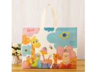 Torba na zakupy ŻYRAFA 42x32x10 cm KOLOROWA tworzywo