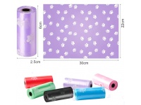 Torba, worek na psie odchody 30x22 cm - opakowanie 15 szt w rolce - 1 szt