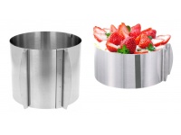 Tortownica, forma , rant do tortu regulowany 15,5-30 cm wysokość 8,5 cm